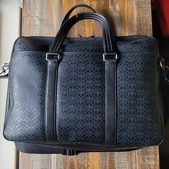 Coach Heritage Signature Embossed PVC Commuter - Picture 3 of 16